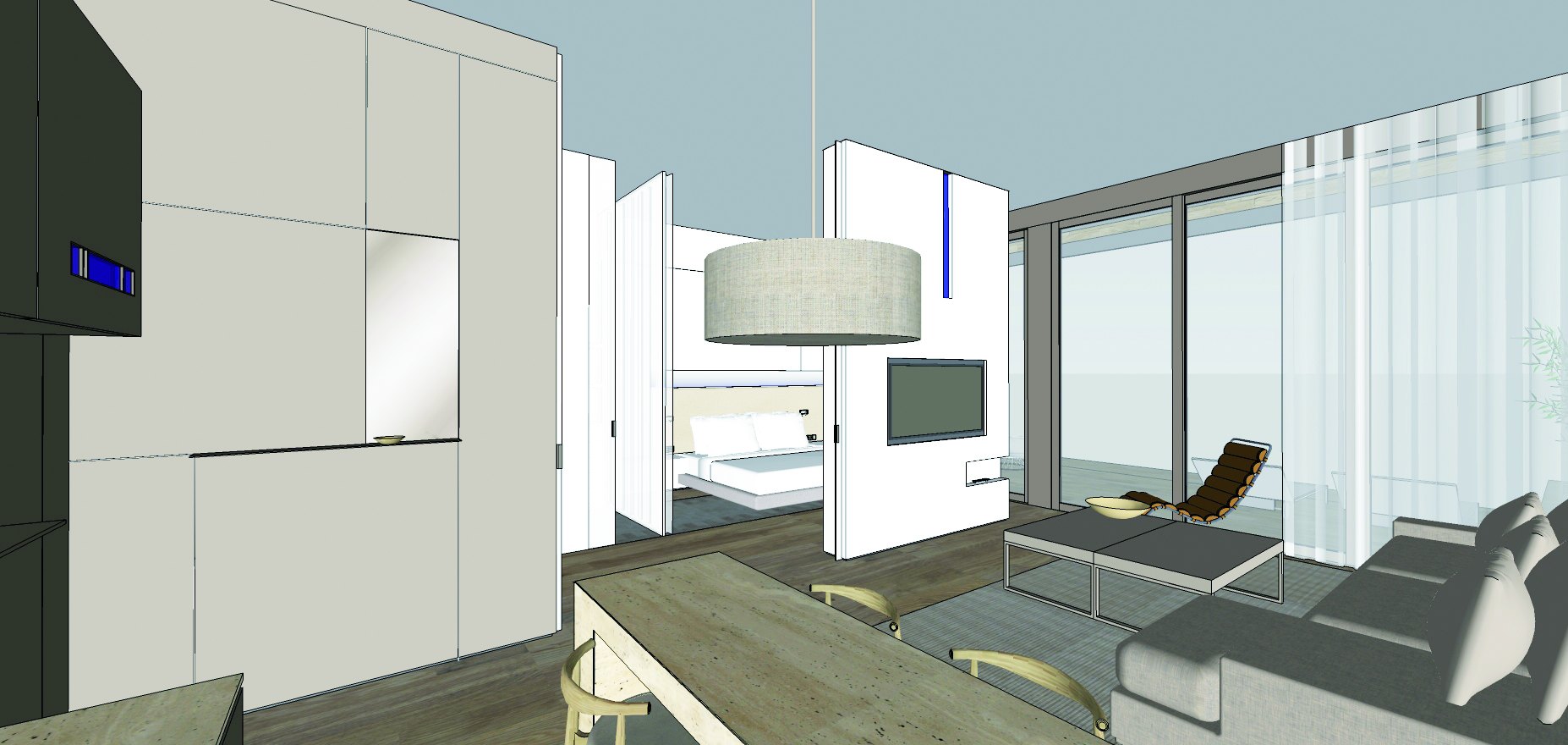 Palmalife Marina Hotel — Bungalow Rooms — original drawing 1