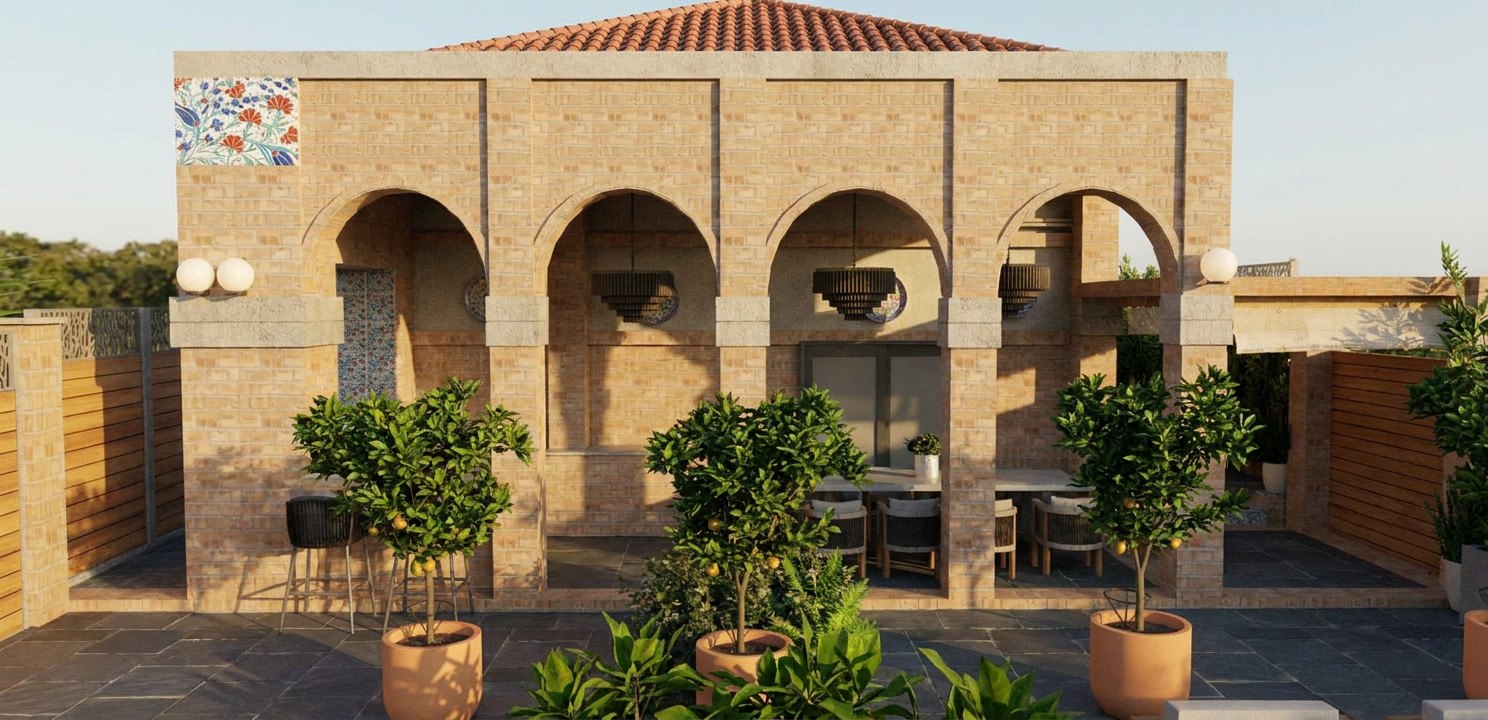 Private Residence — Mill Basin — Revised design, Back Yard Terrace & Garden 5