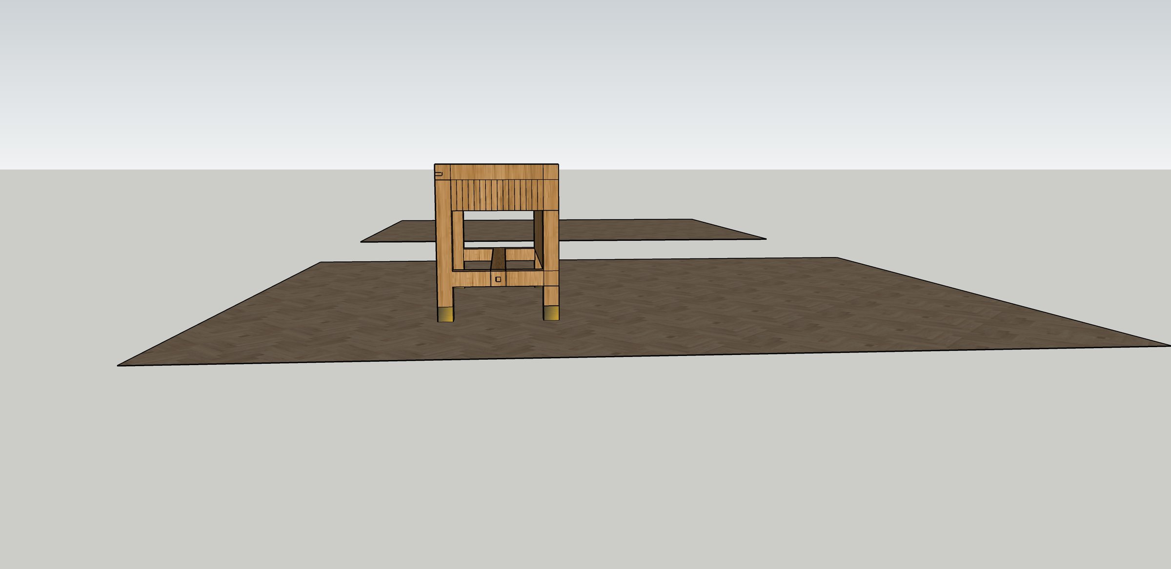 Desk — original drawing 13