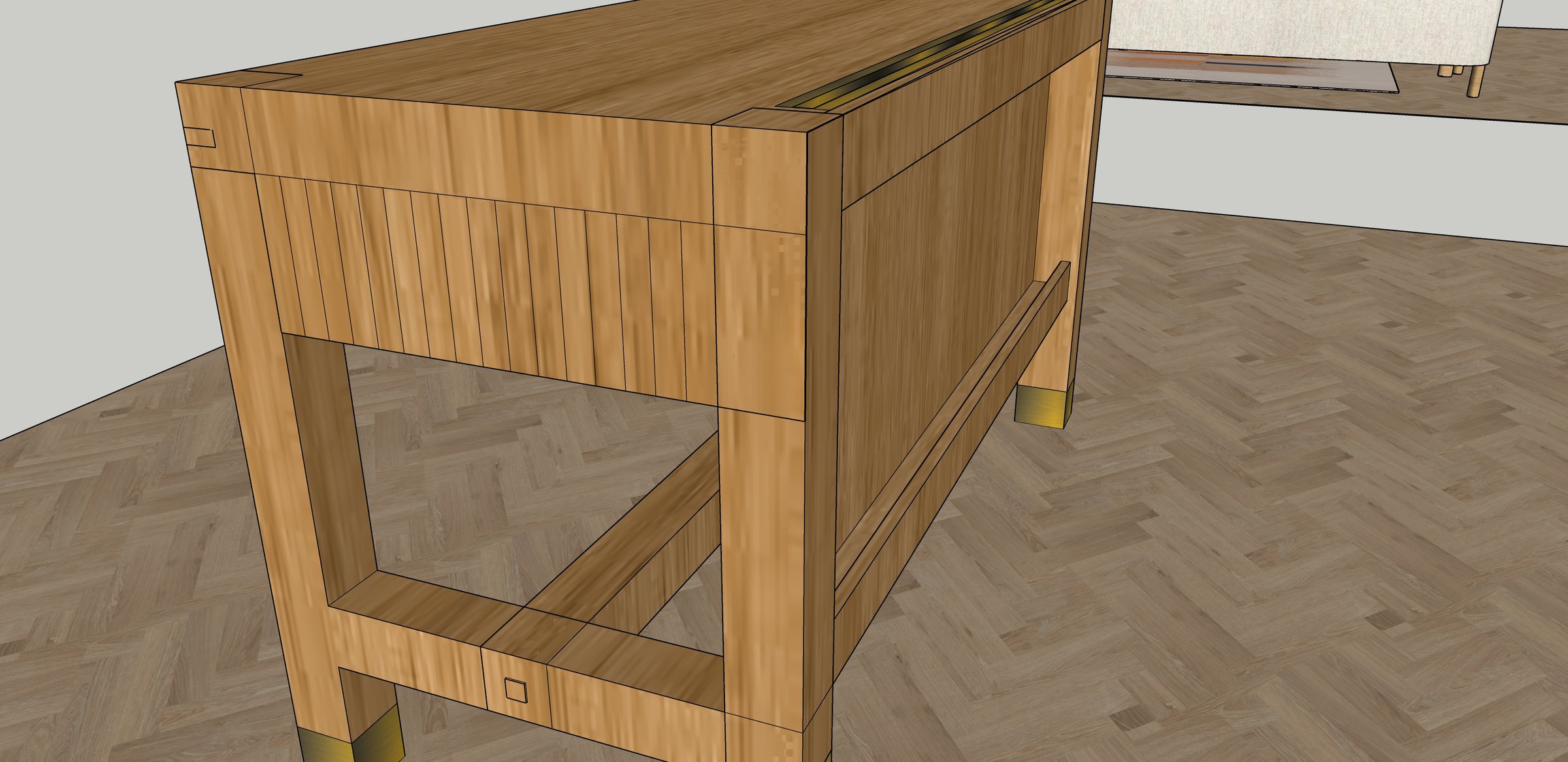 Desk — original drawing 11
