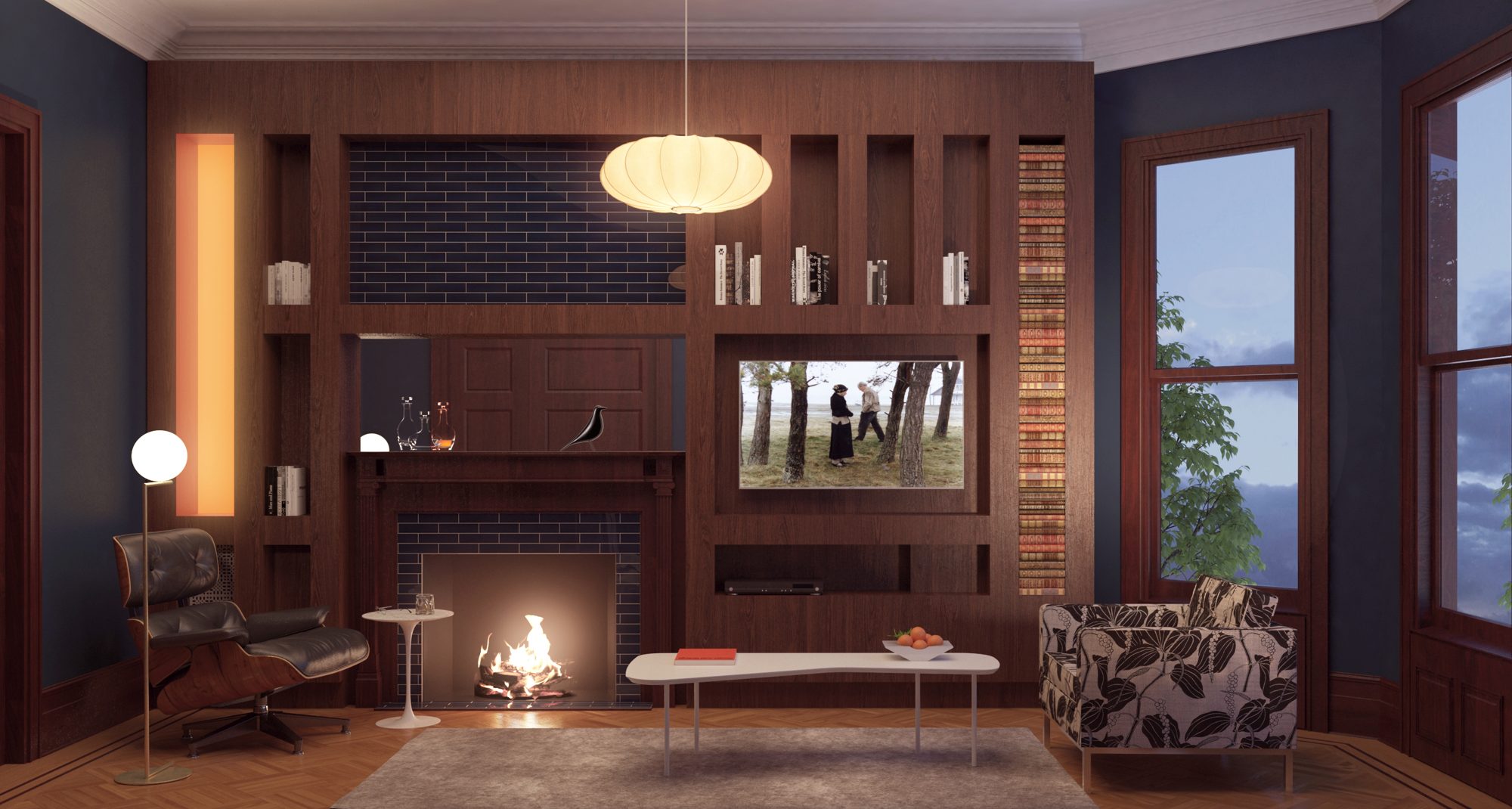 Private Residence Library — Lefferts Garden — view 2