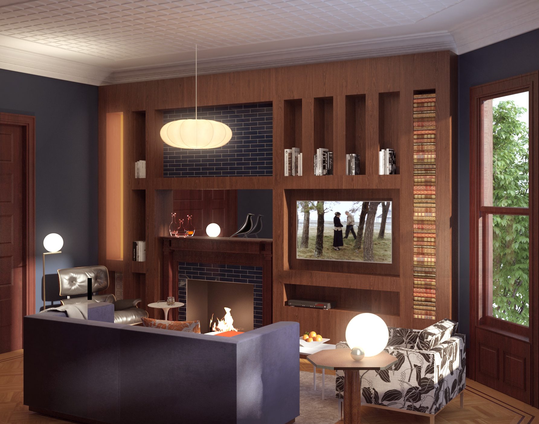 Private Residence Library — Lefferts Garden — view 3