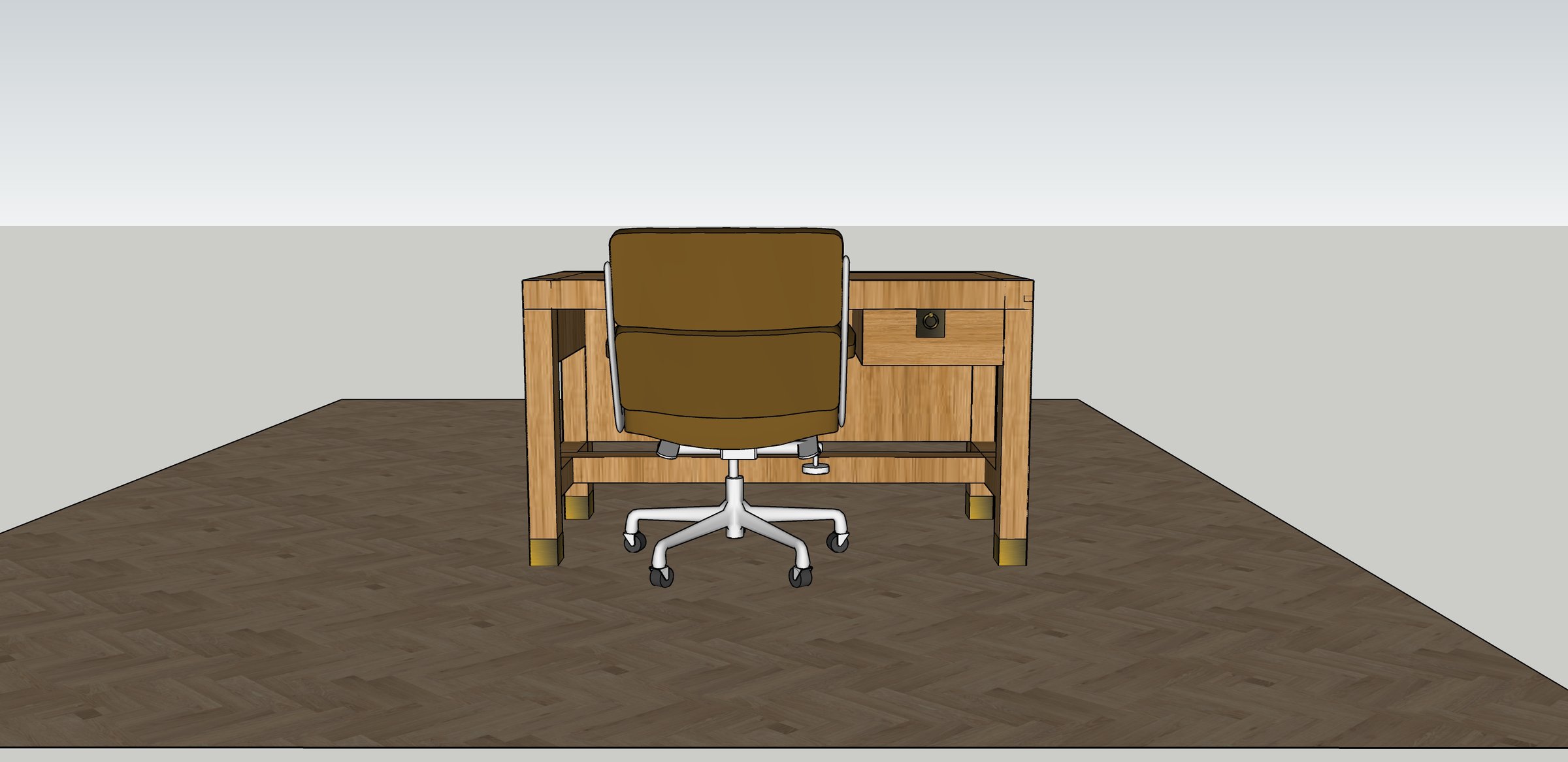 Desk — original drawing 1