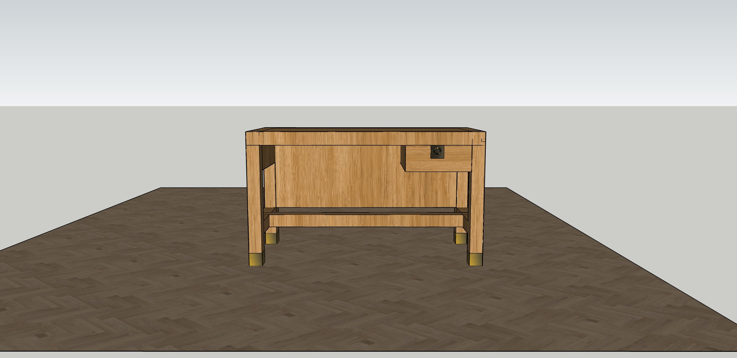 Desk — original drawing 2