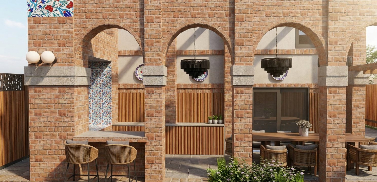 Private Residence — Mill Basin — Revised design, Back Yard Terrace & Garden 4