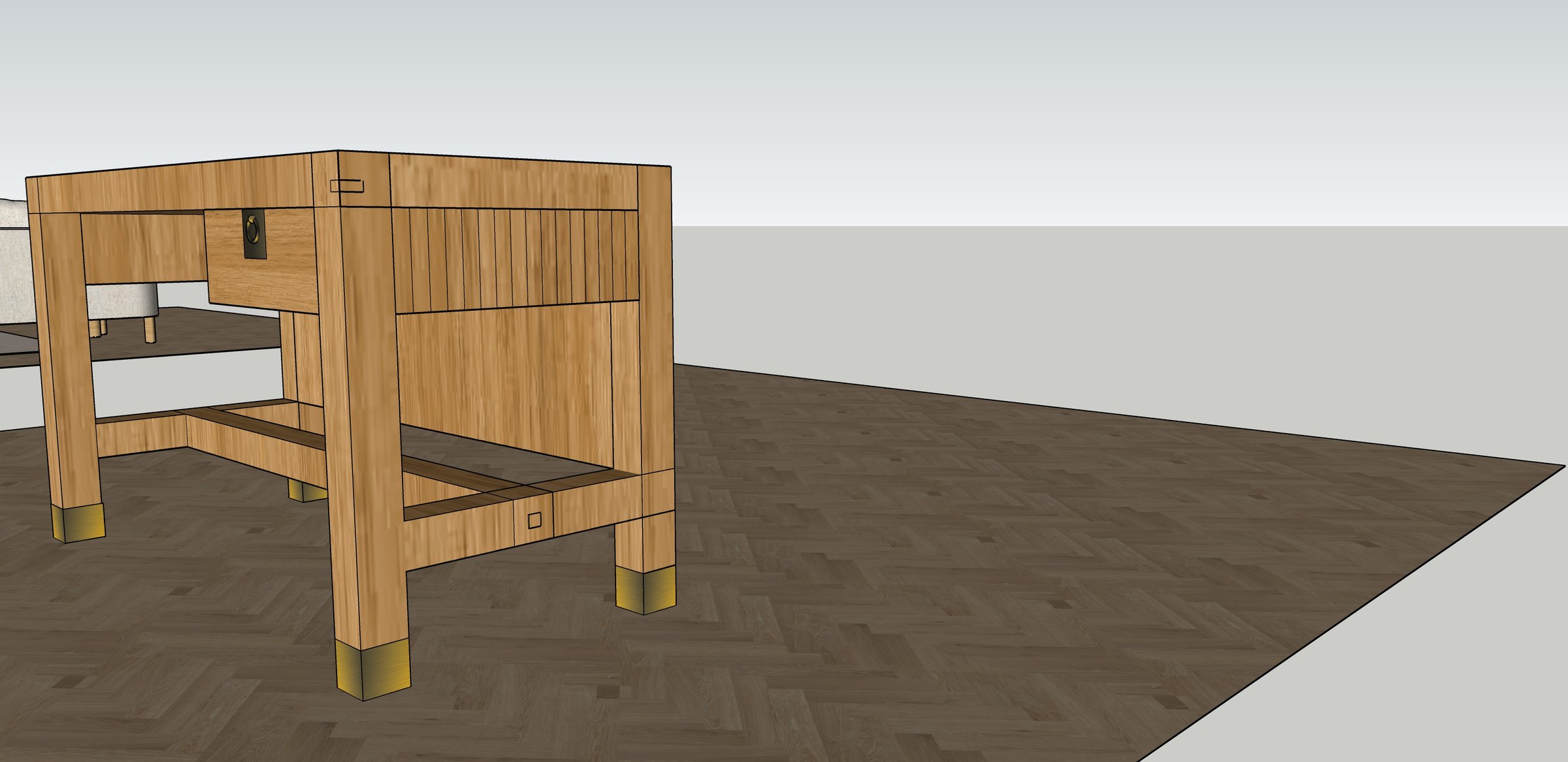 Desk — original drawing 12