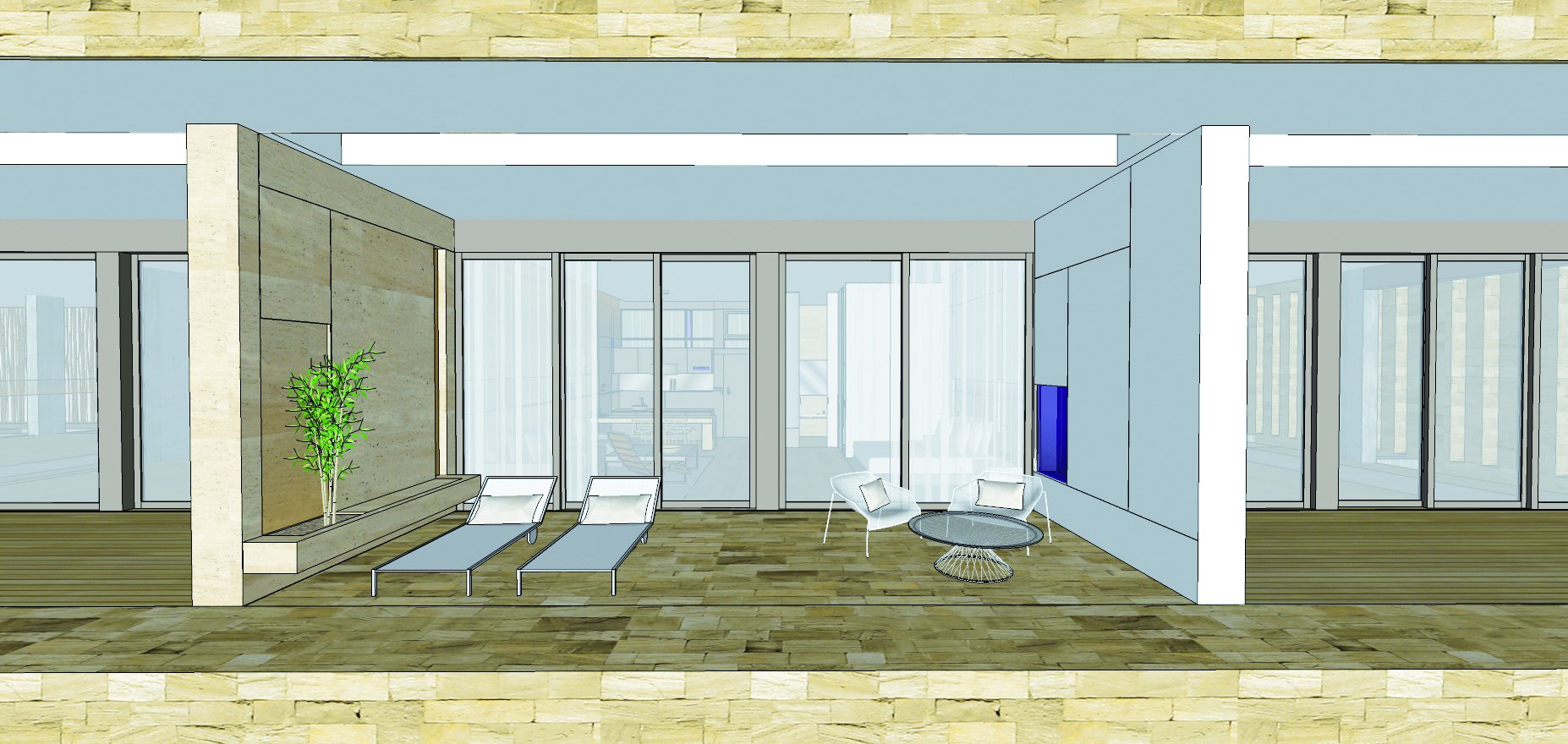 Palmalife Marina Hotel — Bungalow Rooms — original drawing 2