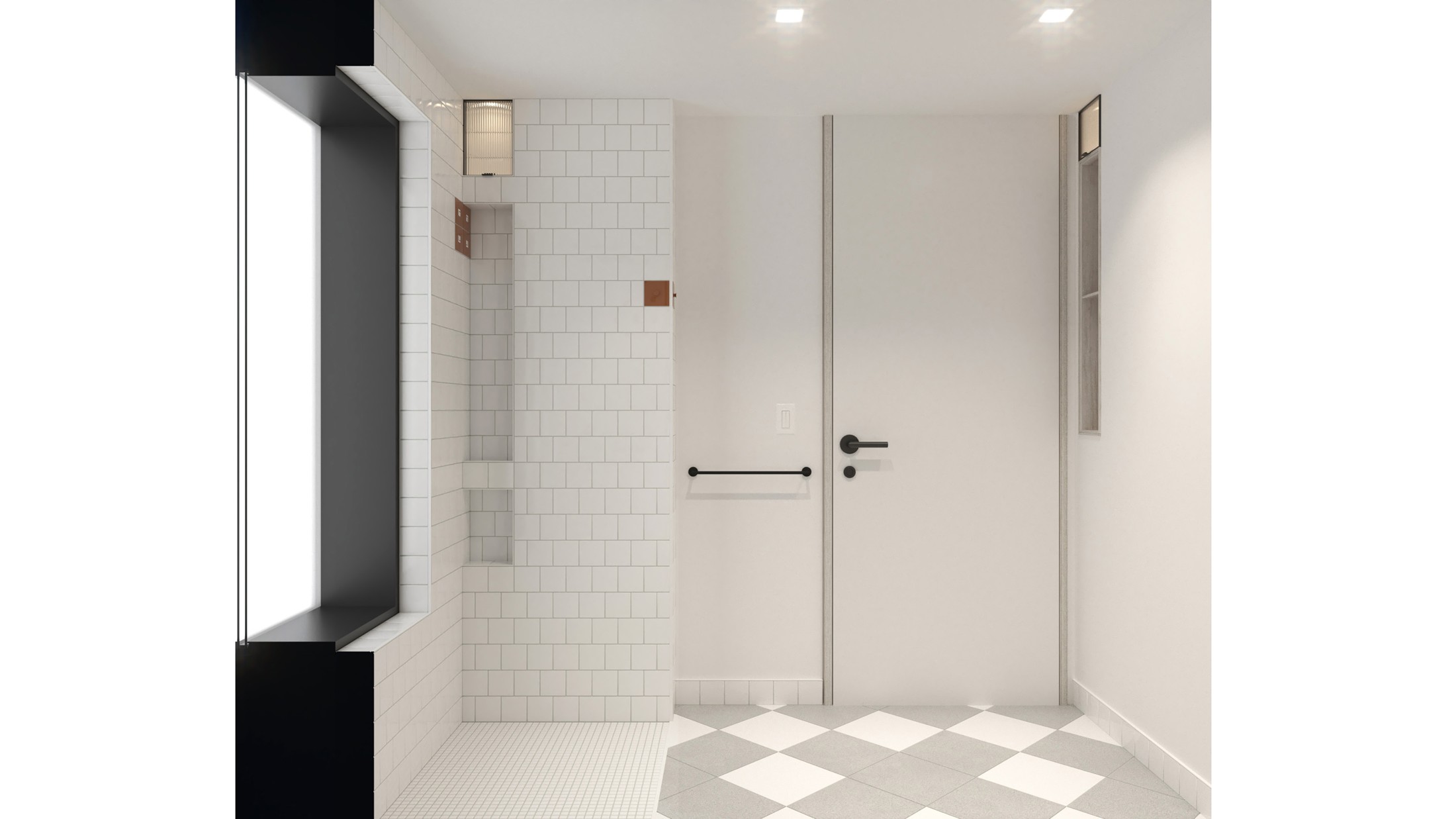 406 Lefferts Square — Apt 2A, Master Shower Bathroom 4