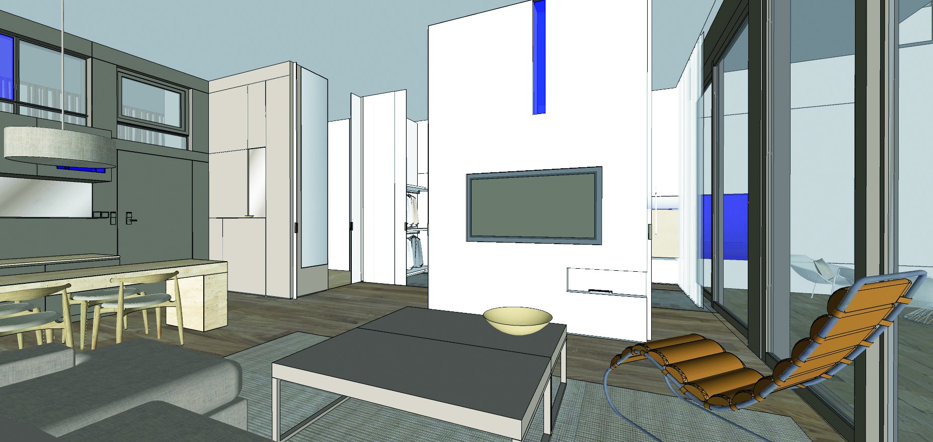 Palmalife Marina Hotel — Bungalow Rooms — original drawing 4