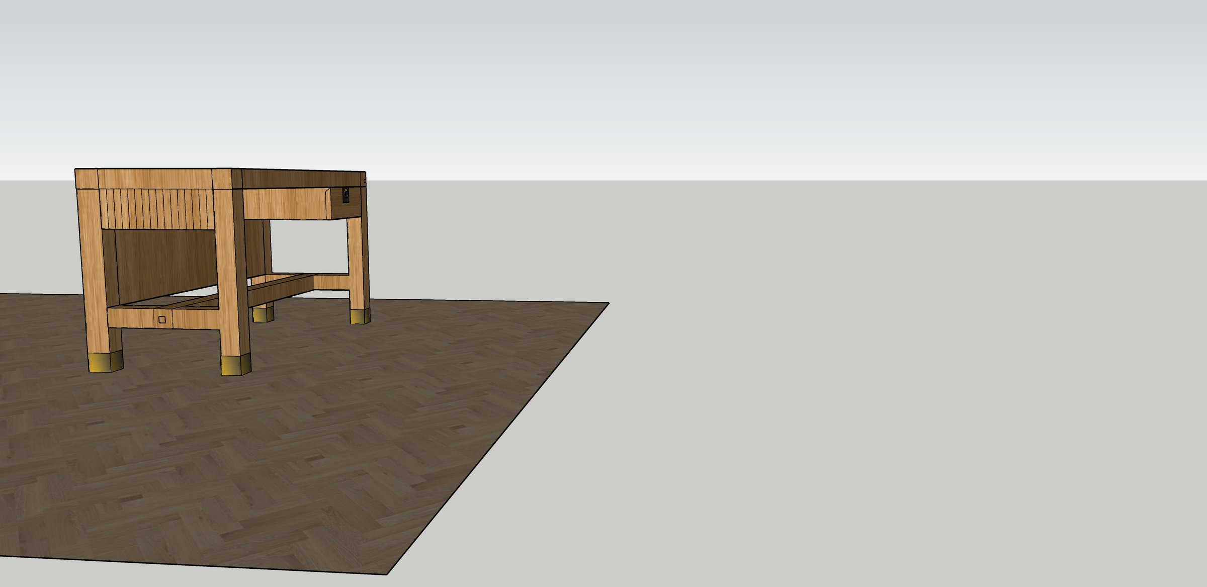 Desk — original drawing 14