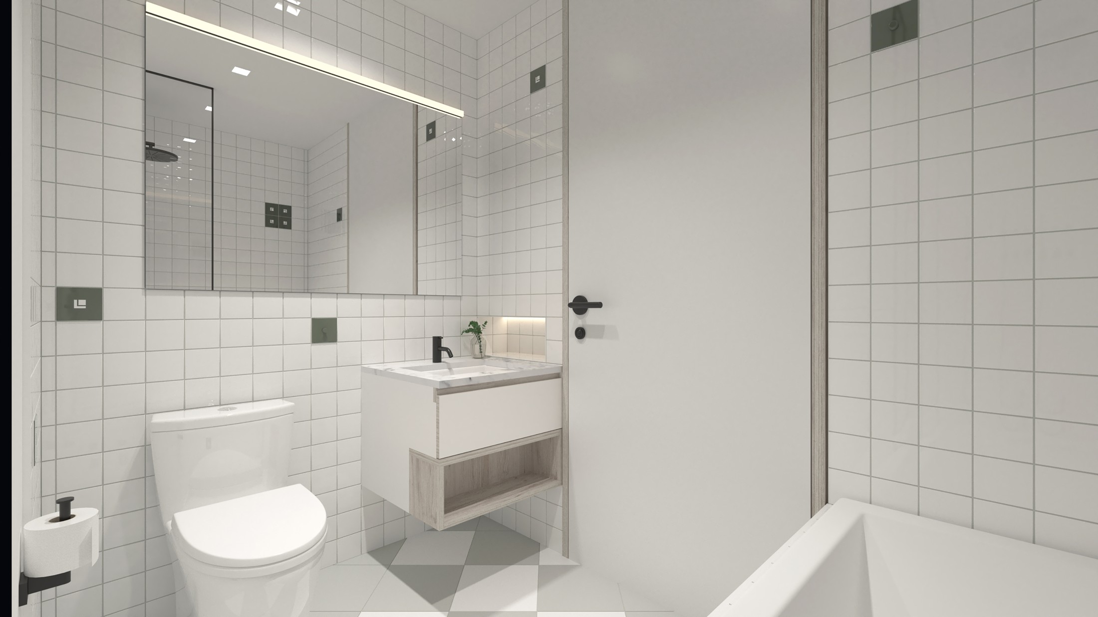 406 Lefferts Square — Apt 2A, Second Bathroom 2