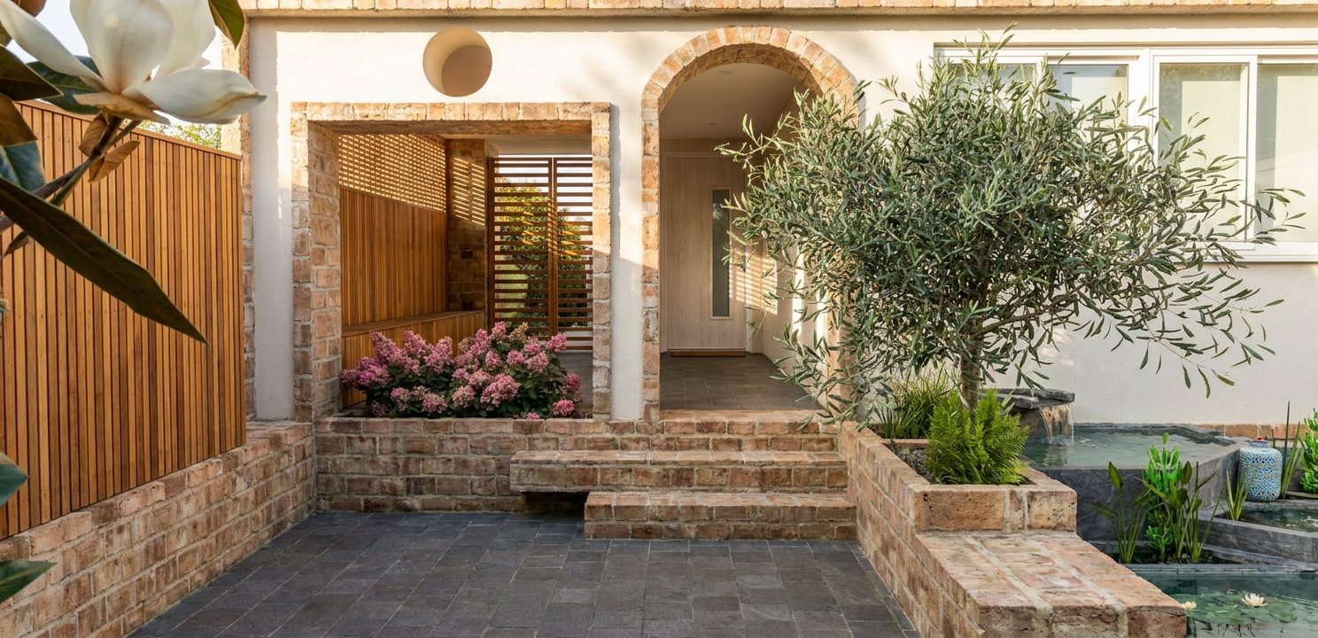 Private Residence — Mill Basin — Revised design, Front Entry 4