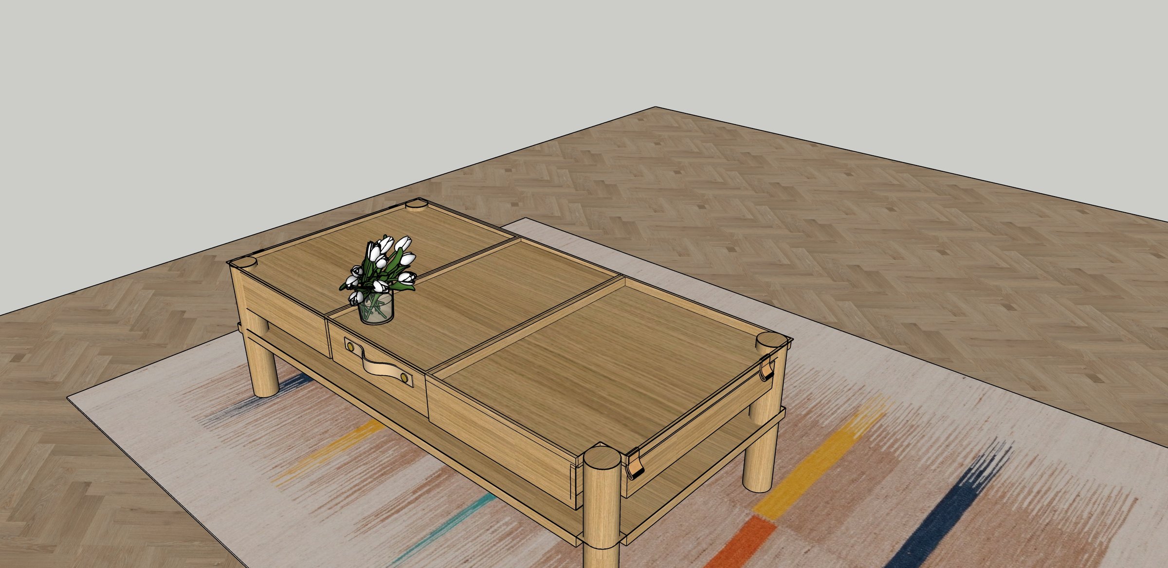 Coffee Table — original drawing 5