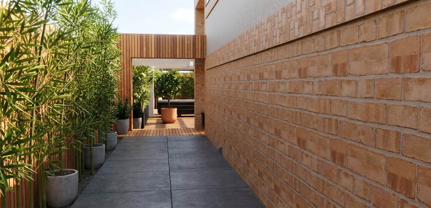 Private Residence — Mill Basin — Revised design, Back Yard Terrace & Garden 8