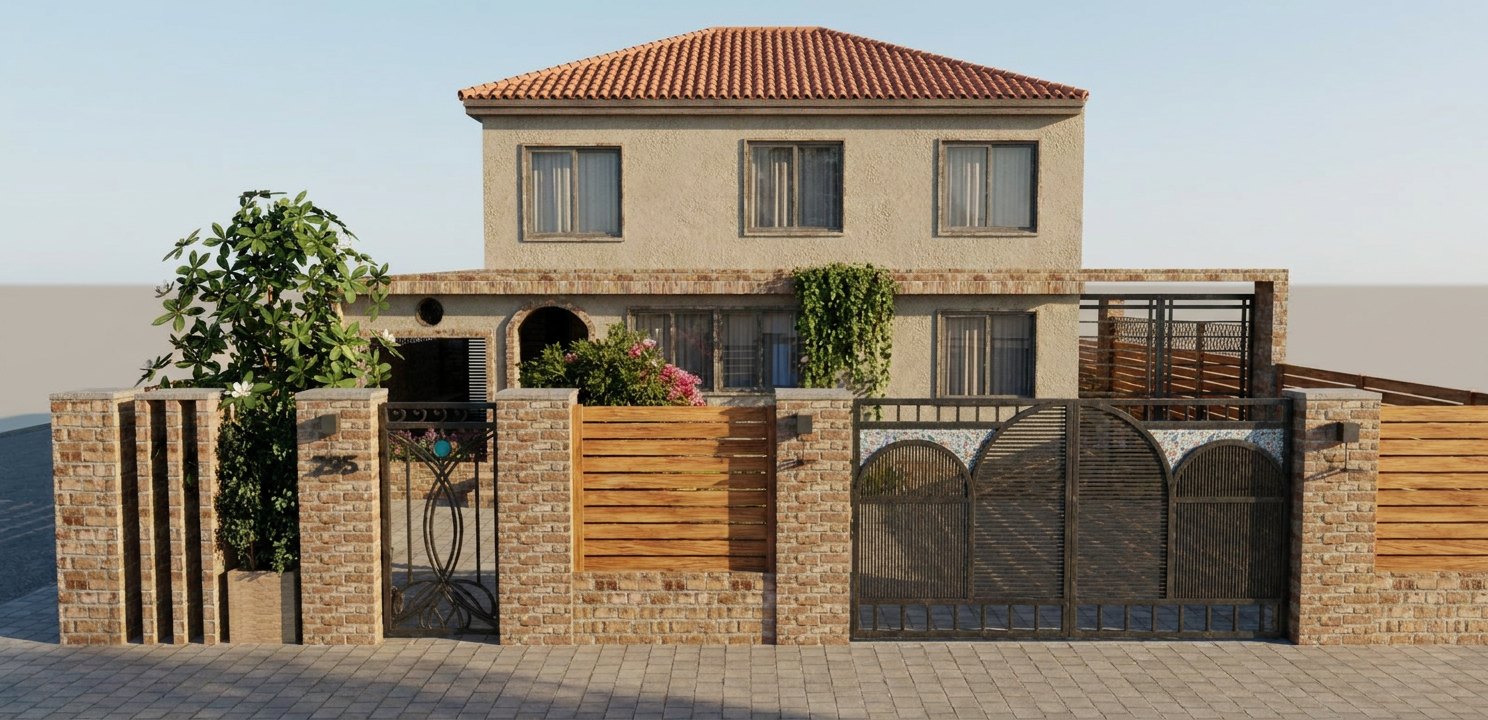 Private Residence — Mill Basin — Revised design, Front Entry 2