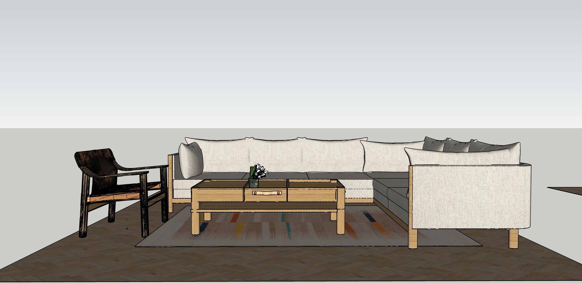 Coffee Table — original drawing 1