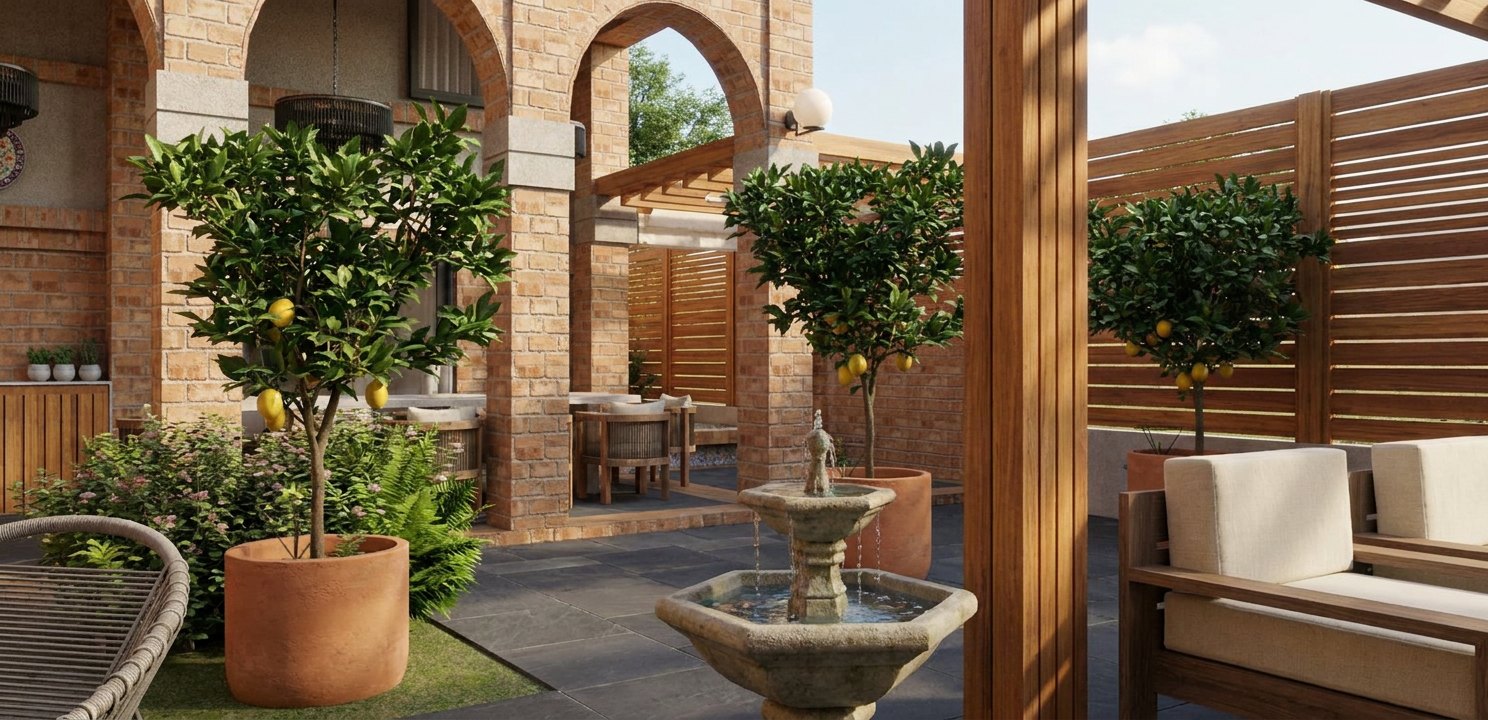 Private Residence — Mill Basin — Revised design, Back Yard Terrace & Garden 3